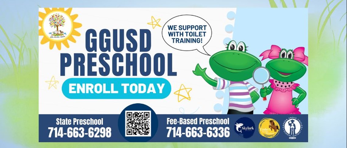 GGUSD Preschool - Enroll Today!