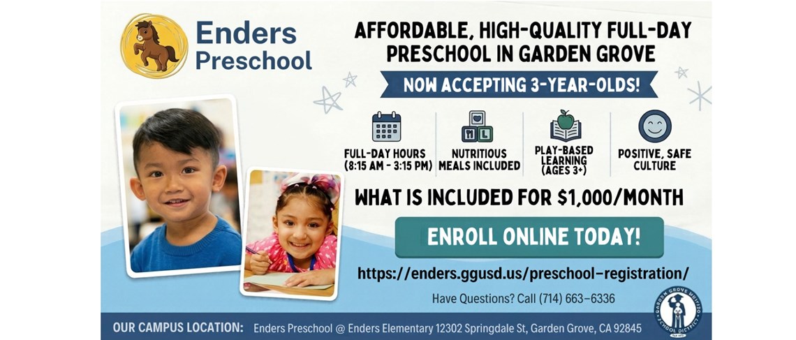 Ender Preschool Banner